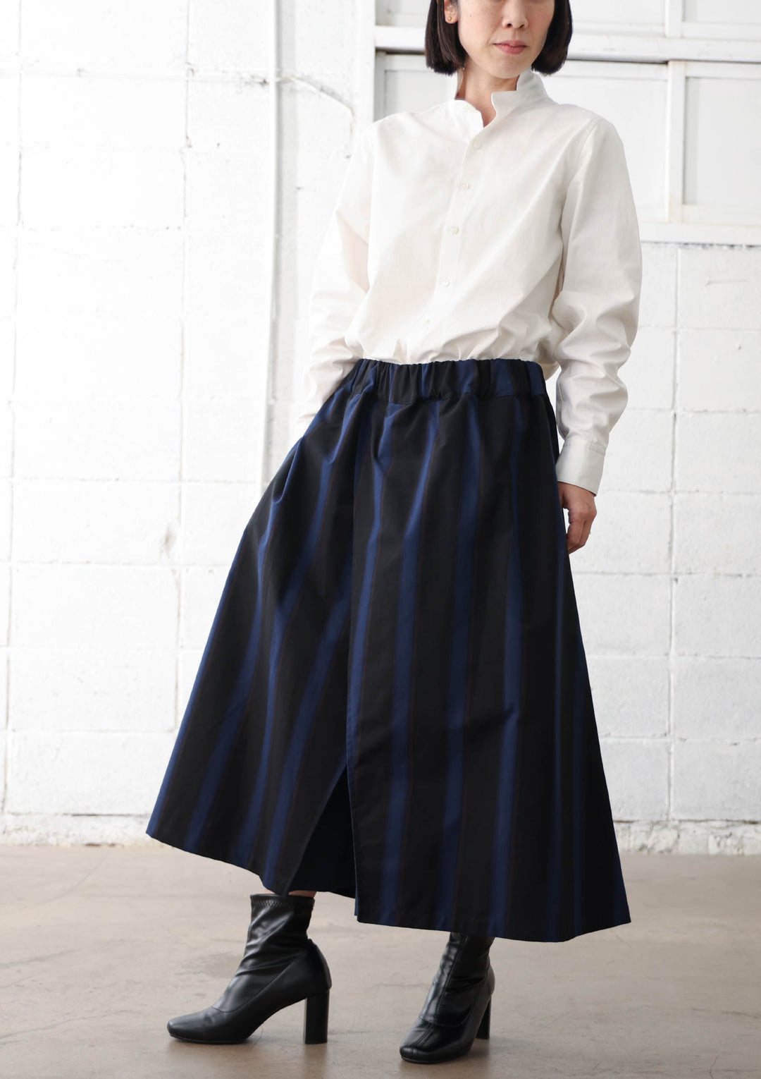 KAKO３枚目 HAKAMA ハカマ （#44 夜） ｜小倉織｜小倉 縞縞 【公式