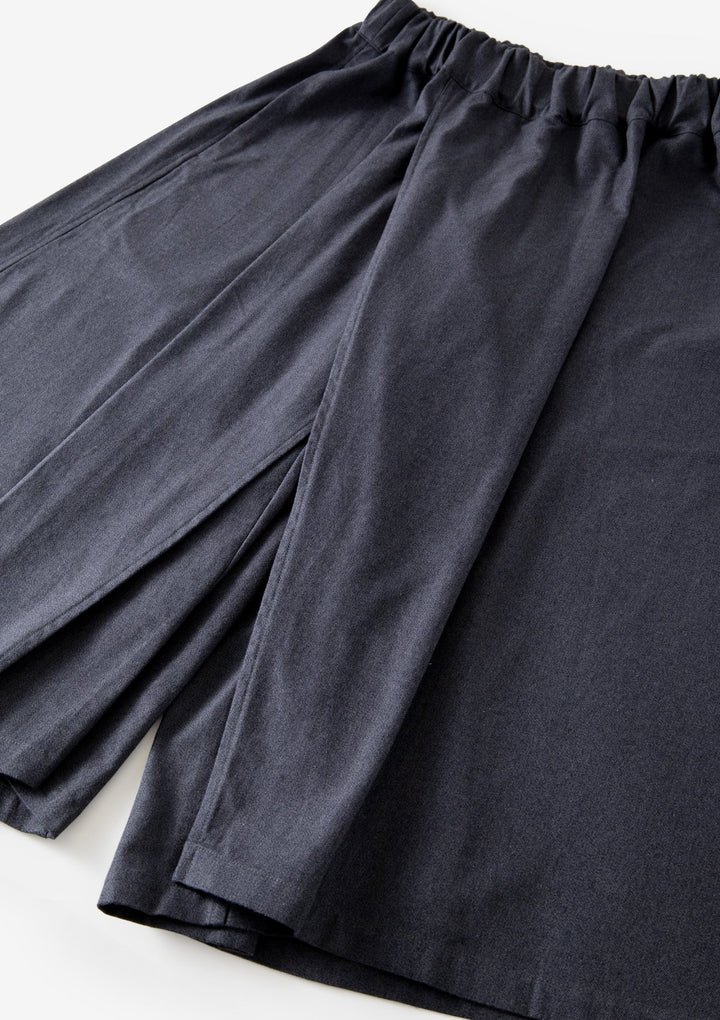 小倉縞縞☆ハカマ☆ブラック ストライプ ワイドパンツ本管未使用 HAKAMA ハカマ （#44 夜） ｜小倉織｜小倉 縞縞 【公式