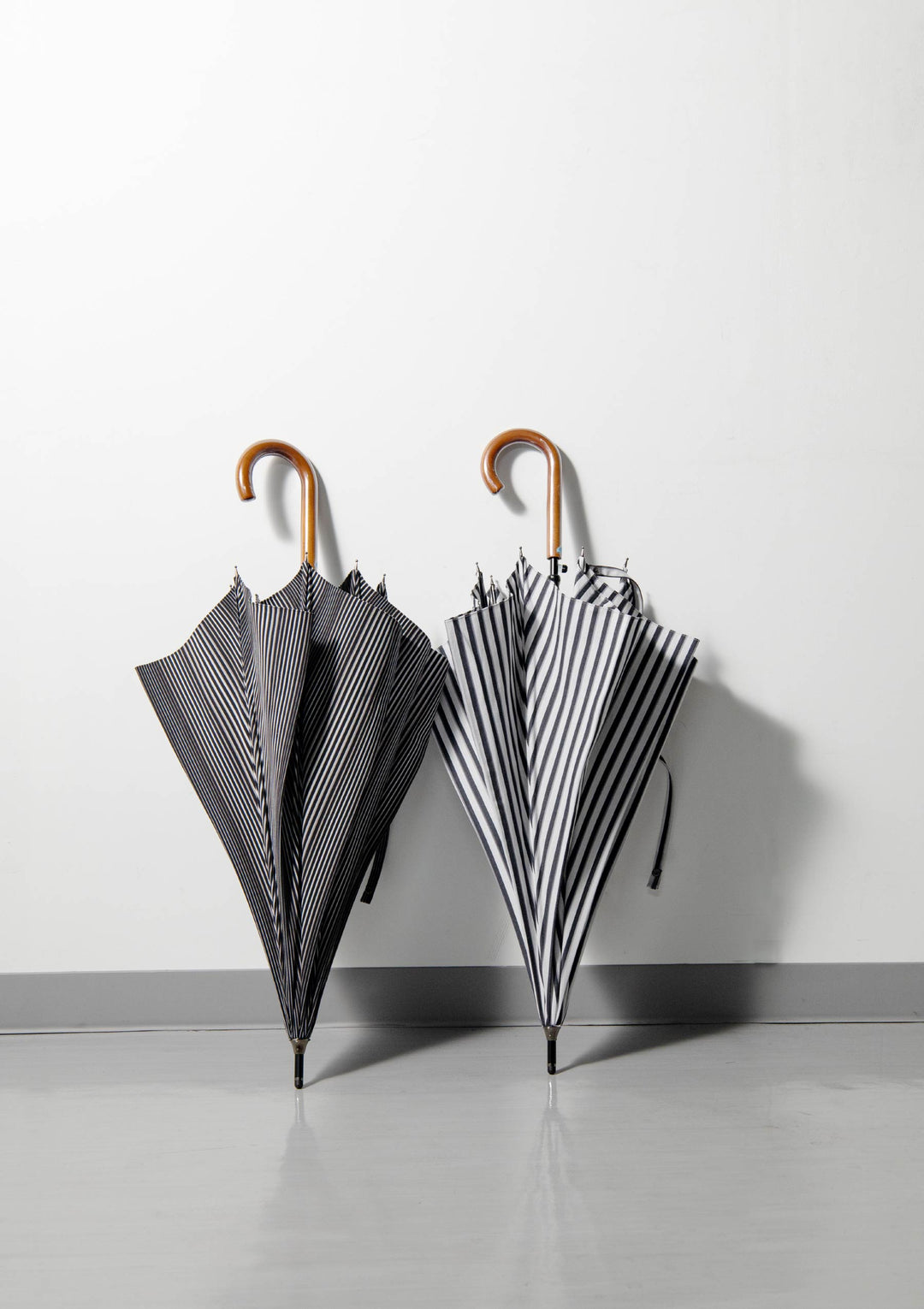 晴雨兼用ジャンプ傘（#131 無彩キュービック） ｜小倉織｜小倉 縞縞