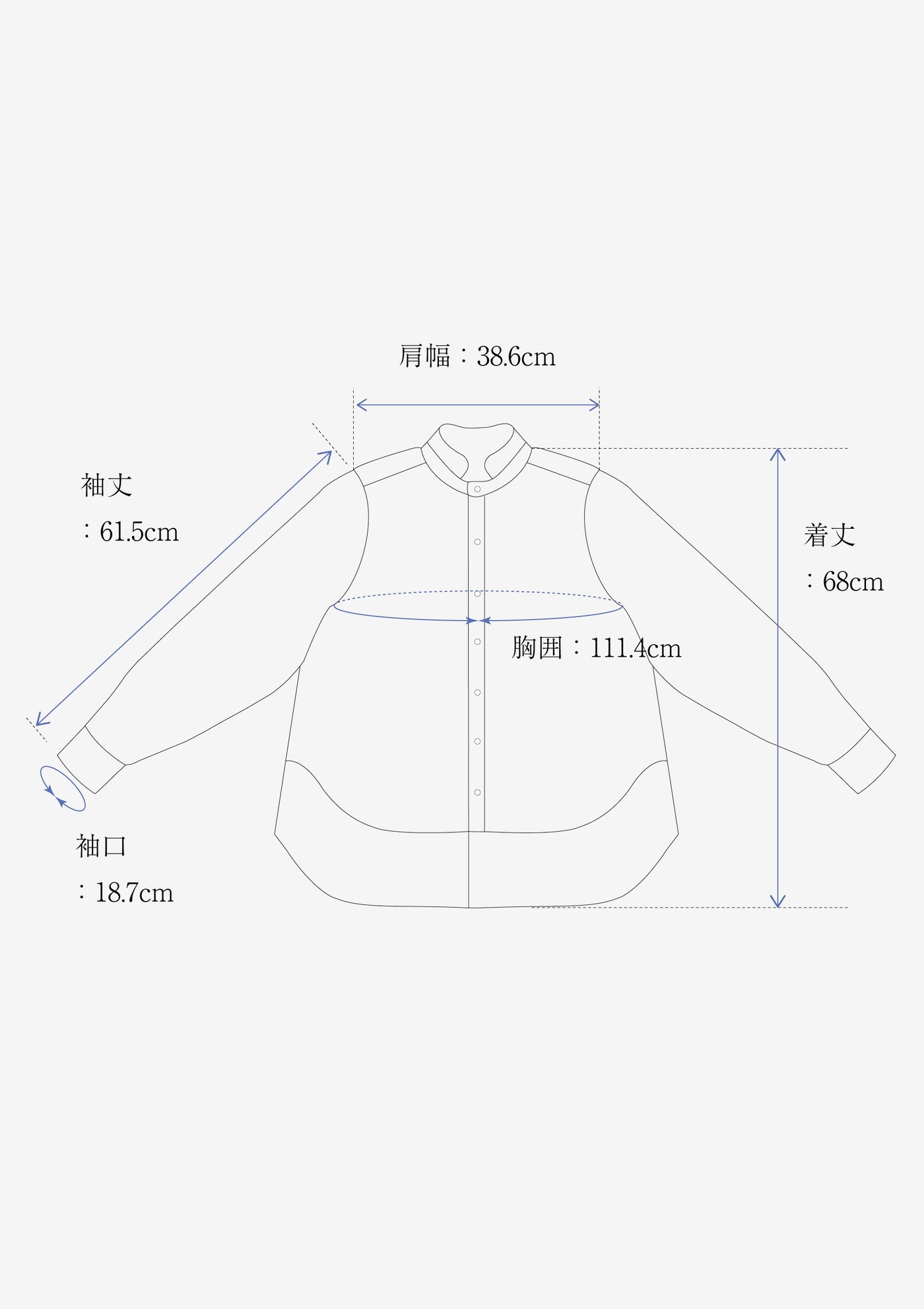 <small>［ ML×小倉縞縞 ］</small>フレンチクレリック（#100 ロンド翠）