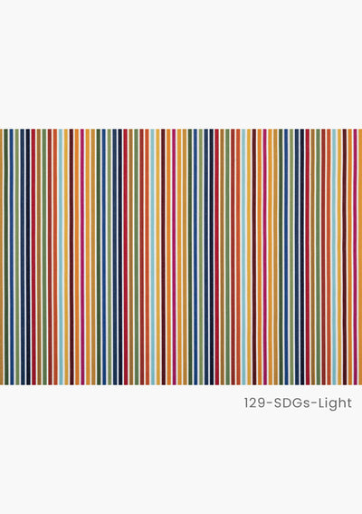 マルチカラーストライプ 「SDGsライト」の生地