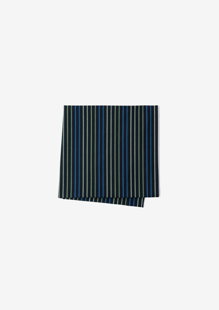 ふじこ 六八風呂敷（#133 藍緑）68cm ｜小倉織｜小倉 縞縞 【公式