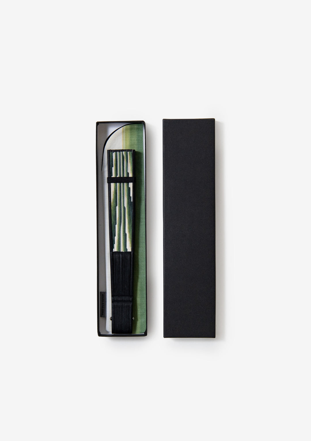 SDGs ］扇子セット 綿×UpDRIFT™（#141 FOREST GREEN）箱入り