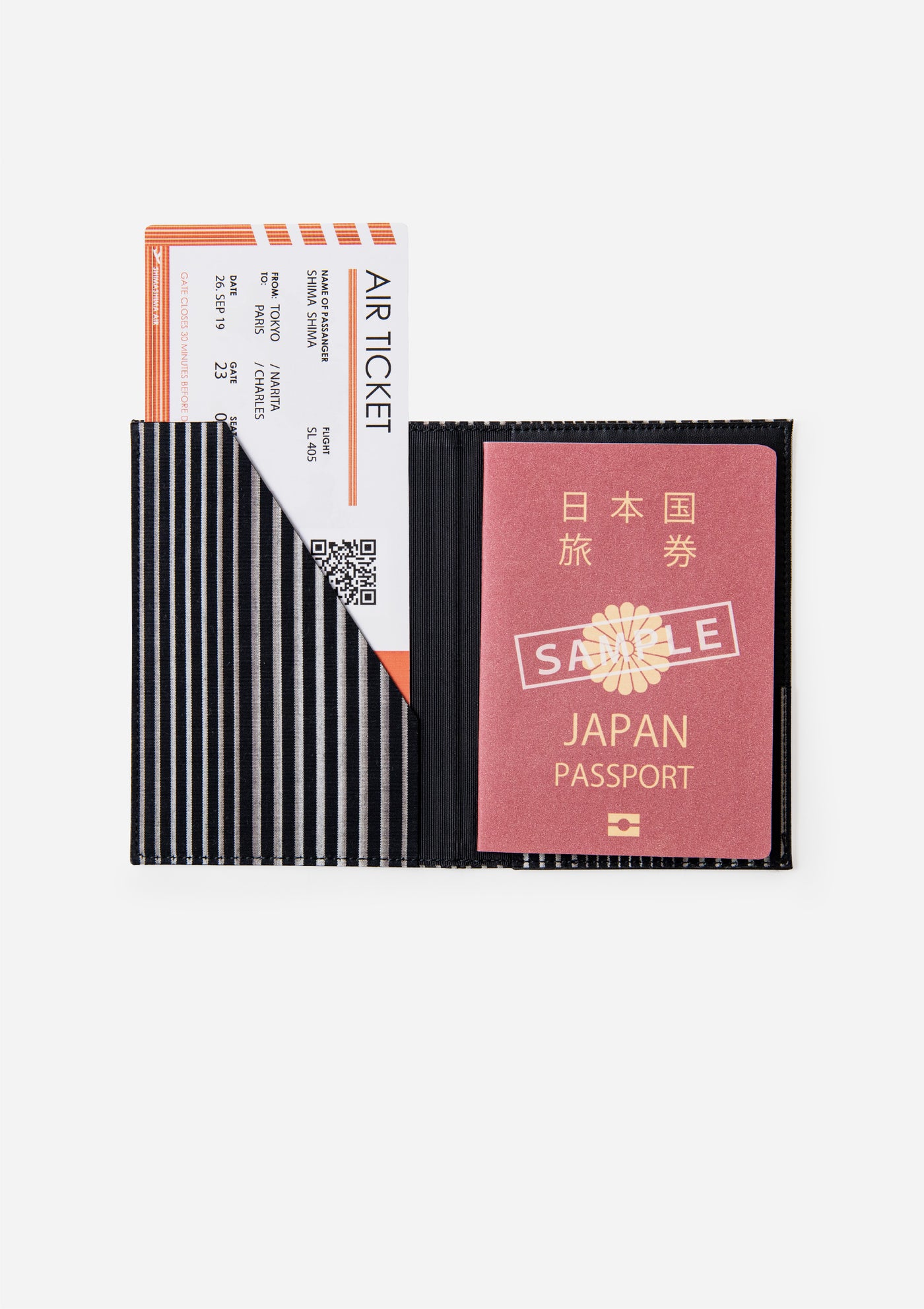 パスポートケース（#03 無彩キュービック）