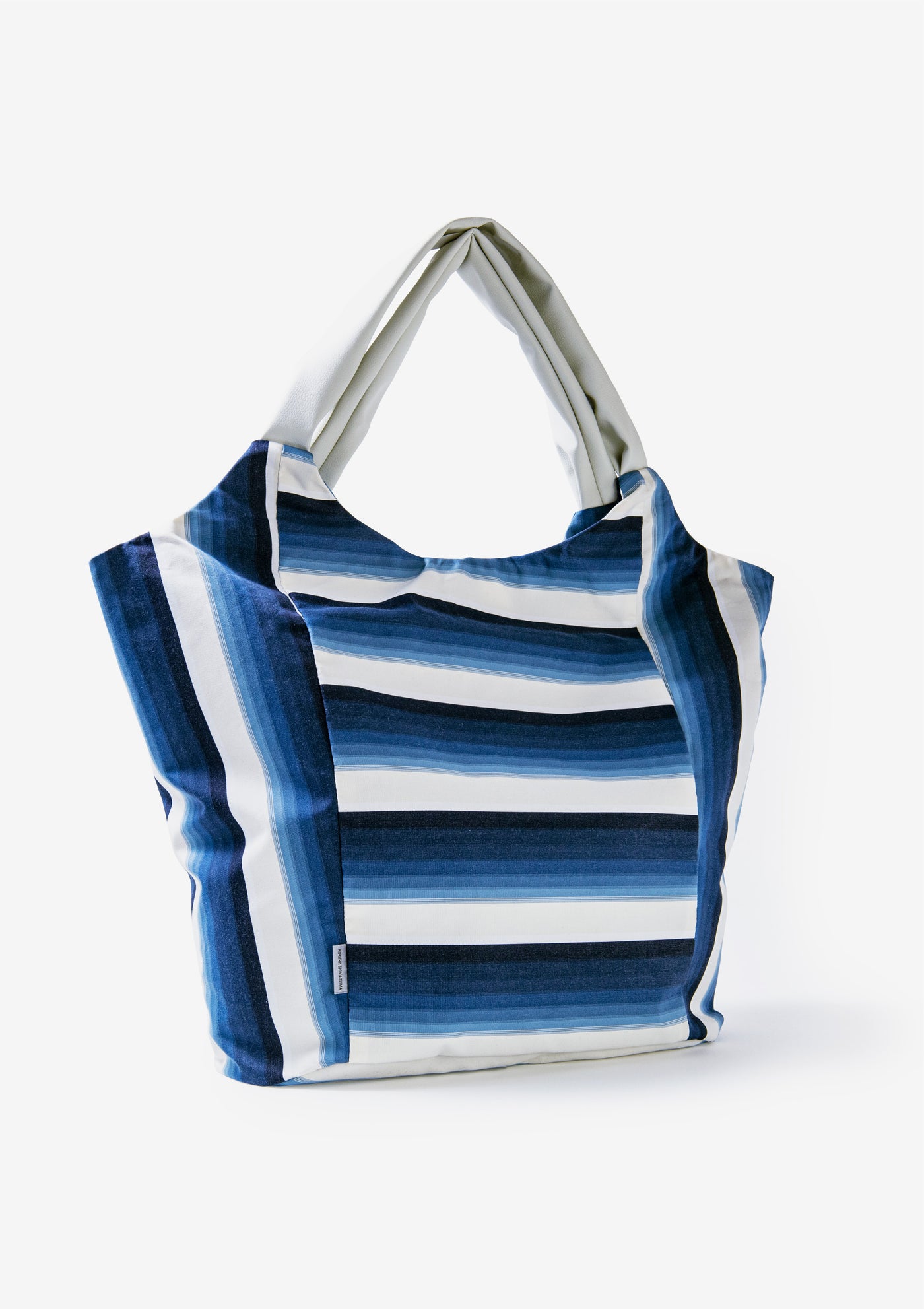 <small>［ SDGs ］</small>Mトートバッグ 綿×UpDRIFT™（#140 OCEAN BLUE）