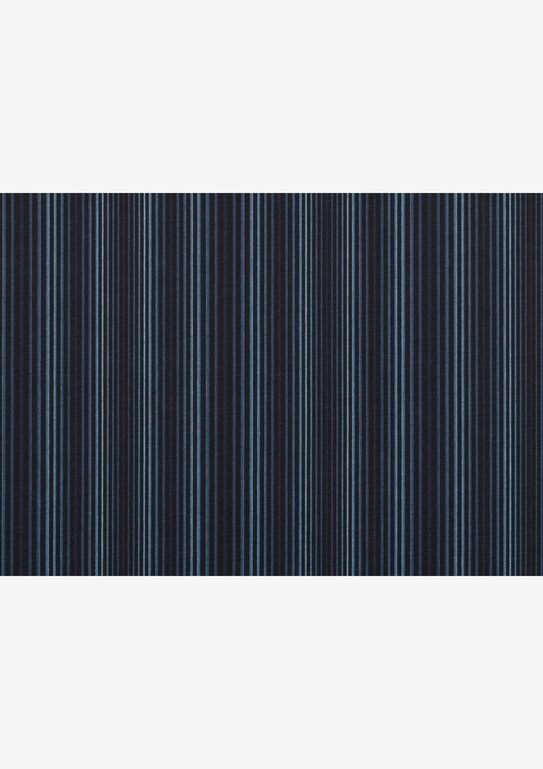 ML×小倉縞縞 ］フレンチクレリック（#98 ロンド藍） ｜小倉織｜小倉 縞