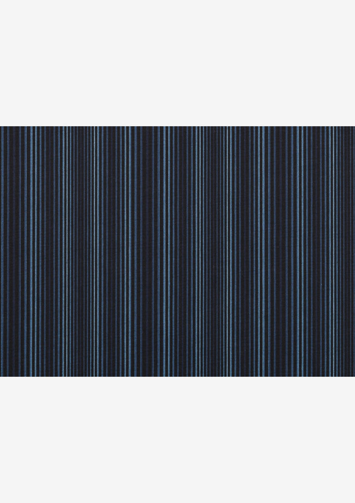 ML×小倉縞縞 ］フレンチクレリック（#98 ロンド藍） ｜小倉織｜小倉 縞